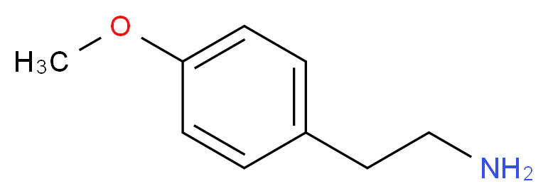 2-(4-甲氧苯基)乙胺_分子结构_CAS_55-81-2)