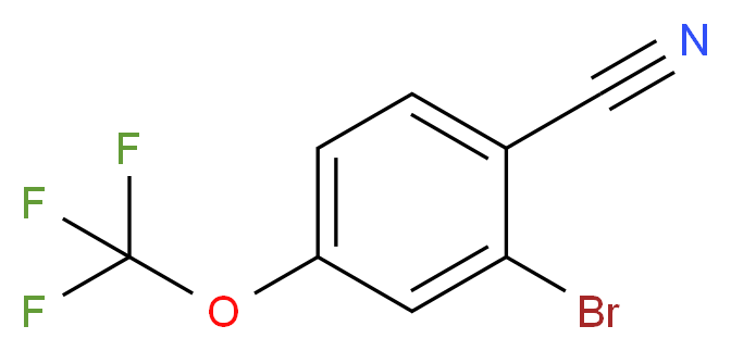 2-bromo-4-(trifluoromethoxy)benzonitrile_分子结构_CAS_1214334-83-4