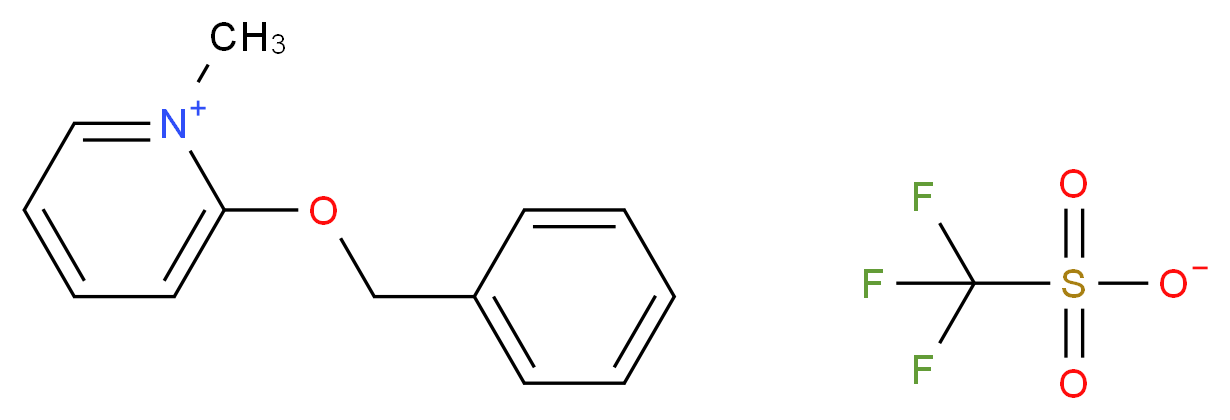 2-(benzyloxy)-1-methylpyridin-1-ium trifluoromethanesulfonate_分子结构_CAS_882980-43-0