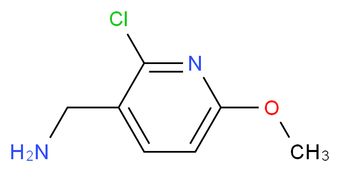 (2-chloro-6-methoxypyridin-3-yl)methanamine_分子结构_CAS_1060810-34-5)