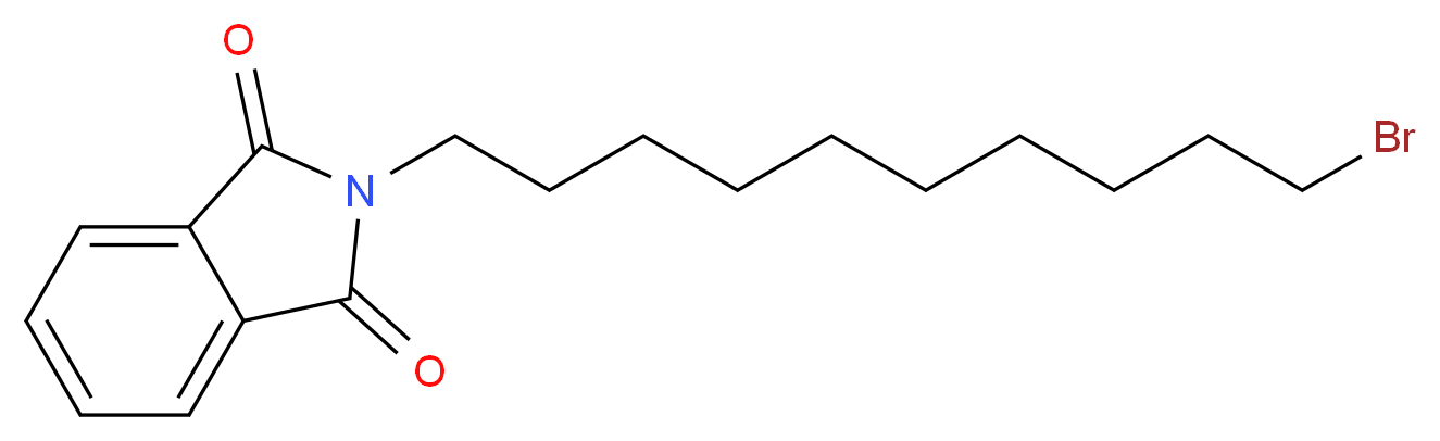 N-(10-Bromodecyl)phthalimide_分子结构_CAS_24566-80-1)