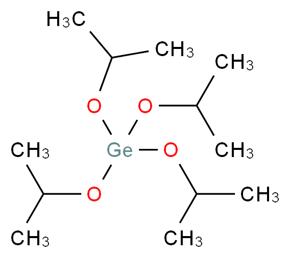 tetrakis(propan-2-yloxy)germane_分子结构_CAS_21154-48-3