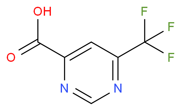 6-(trifluoromethyl)pyrimidine-4-carboxylic acid_分子结构_CAS_933721-99-4