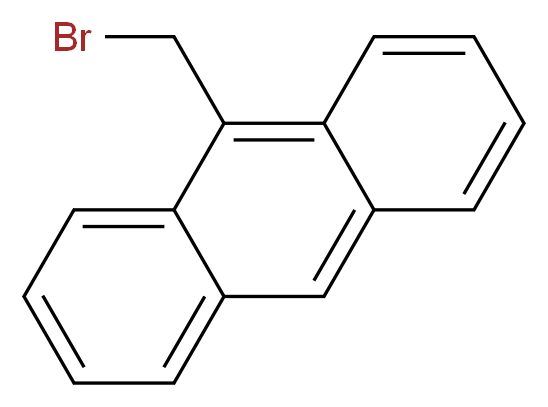 9-(bromomethyl)anthracene_分子结构_CAS_2417-77-8