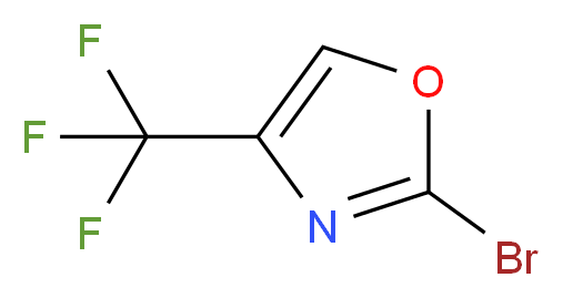 2-bromo-4-(trifluoromethyl)-1,3-oxazole_分子结构_CAS_1060816-14-9