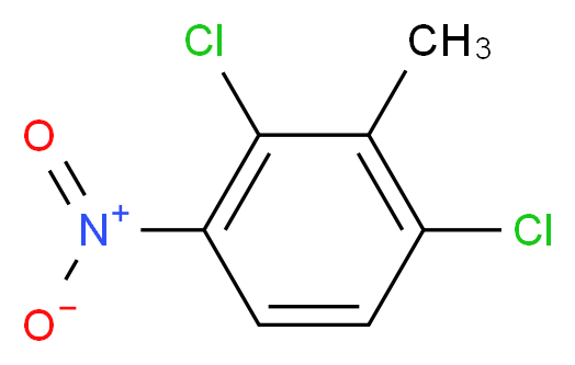 2,6-二氯-3-硝基甲苯_分子结构_CAS_29682-46-0)