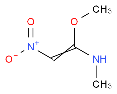 (1-methoxy-2-nitroethenyl)(methyl)amine_分子结构_CAS_352530-52-0