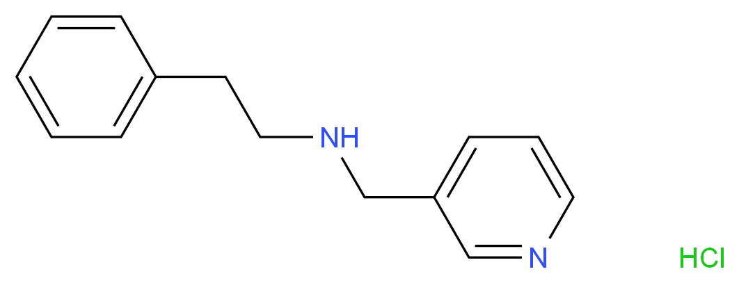 2-phenyl-N-(pyridin-3-ylmethyl)ethanamine hydrochloride_分子结构_CAS_)