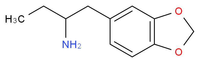 1,3-Benzodioxolylbutanamine_分子结构_CAS_42542-07-4)