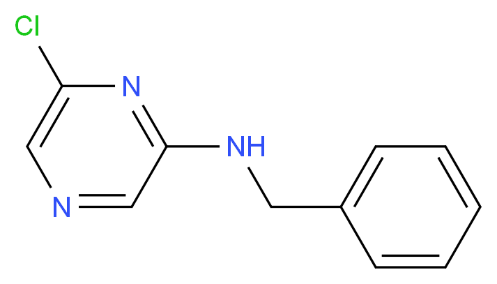 N-benzyl-6-chloropyrazin-2-amine_分子结构_CAS_426829-61-0