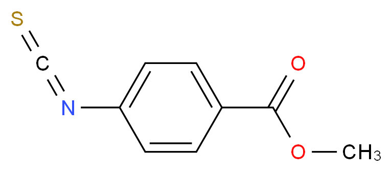 4-Methoxycarbonylphenyl isothiocyanate_分子结构_CAS_3662-78-0)