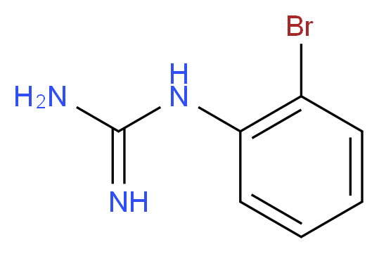 N-(2-bromophenyl)guanidine_分子结构_CAS_123375-81-5)