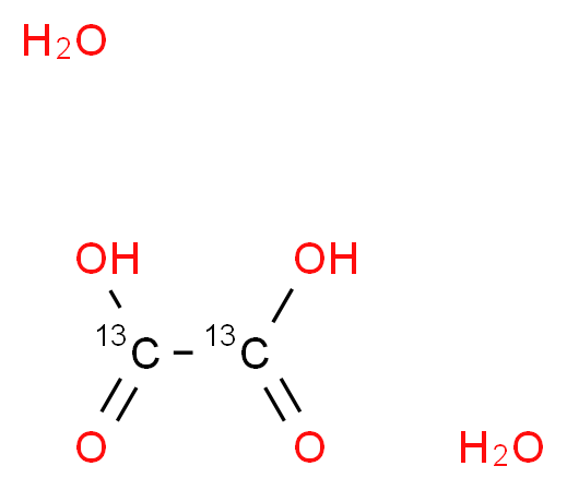 (<sup>1</sup><sup>3</sup>C<sub>2</sub>)oxalic acid dihydrate_分子结构_CAS_286367-59-7