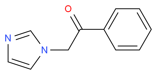 2-(1H-imidazol-1-yl)-1-phenylethan-1-one_分子结构_CAS_24155-34-8