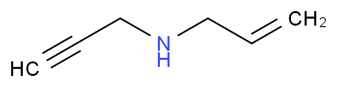 (prop-2-en-1-yl)(prop-2-yn-1-yl)amine_分子结构_CAS_42268-68-8