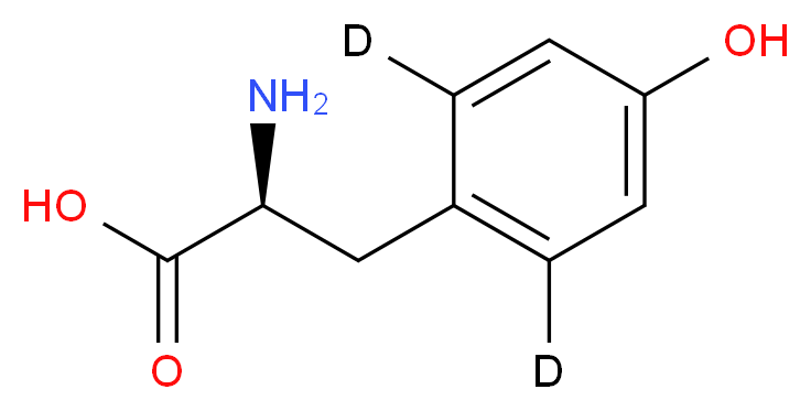 L-Tyrosine-2,6-d2_分子结构_CAS_57746-15-3)