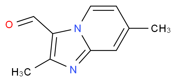 2,7-dimethylimidazo[1,2-a]pyridine-3-carbaldehyde_分子结构_CAS_820245-84-9