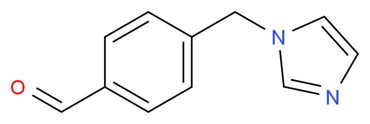 4-(1H-imidazol-1-ylmethyl)benzaldehyde_分子结构_CAS_102432-03-1)