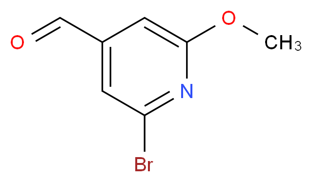 2-bromo-6-methoxyisonicotinaldehyde_分子结构_CAS_1060806-54-3)