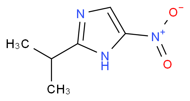 5-nitro-2-(propan-2-yl)-1H-imidazole_分子结构_CAS_13373-32-5