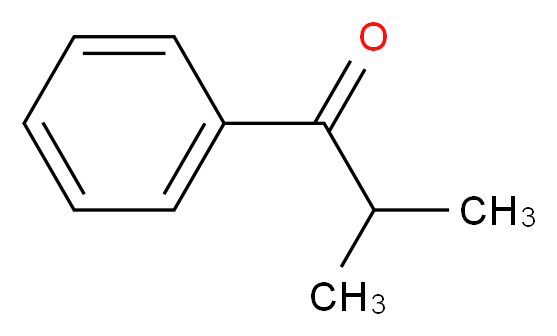 2-methyl-1-phenylpropan-1-one_分子结构_CAS_611-70-1