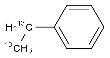 (1,2-<sup>1</sup><sup>3</sup>C<sub>2</sub>)ethylbenzene_分子结构_CAS_287399-33-1