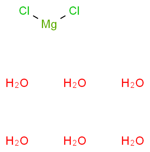 dichloromagnesium hexahydrate_分子结构_CAS_7791-18-6