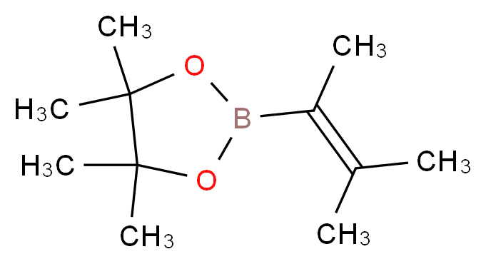 4,4,5,5-tetramethyl-2-(3-methylbut-2-en-2-yl)-1,3,2-dioxaborolane_分子结构_CAS_219488-99-0