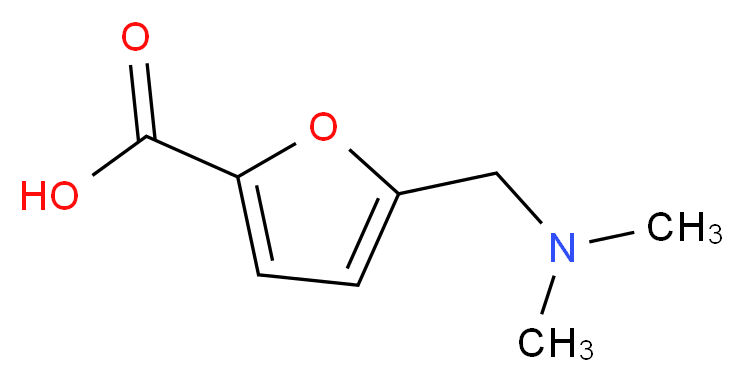 5-[(dimethylamino)methyl]-2-furoic acid_分子结构_CAS_86649-59-4)