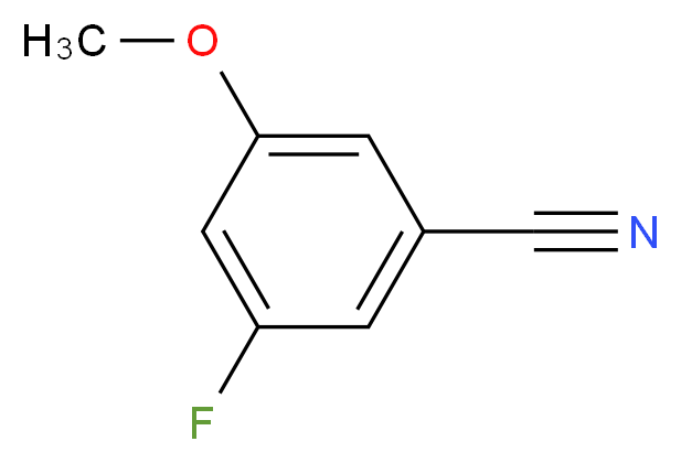 3-Fluoro-5-methoxybenzonitrile 98%_分子结构_CAS_439280-18-9)