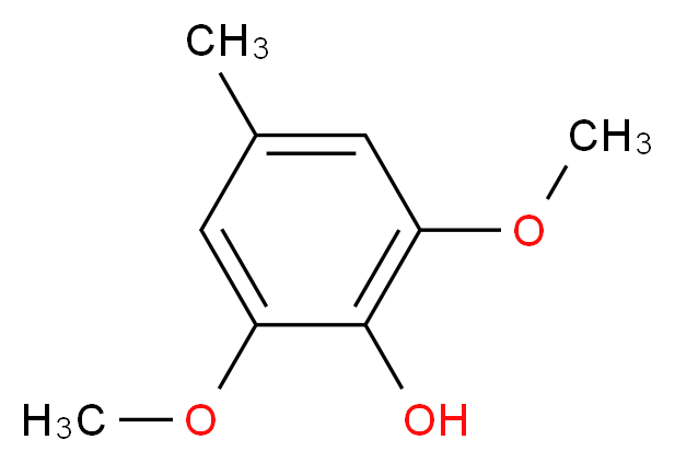 2,6-二甲氧基-4-甲基苯酚_分子结构_CAS_6638-05-7)