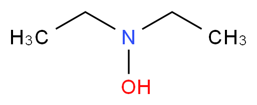 N,N-二乙基羟胺 溶液_分子结构_CAS_3710-84-7)