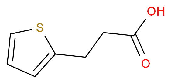 2-噻吩丙酸_分子结构_CAS_5928-51-8)