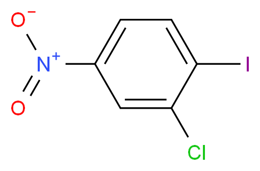 3-Chloro-4-iodonitrobenzene_分子结构_CAS_41252-96-4)