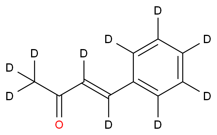 (3E)-4-(<sup>2</sup>H<sub>5</sub>)phenyl(<sup>2</sup>H<sub>5</sub>)but-3-en-2-one_分子结构_CAS_307496-22-6