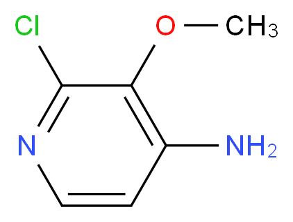 2-chloro-3-methoxypyridin-4-amine_分子结构_CAS_1227600-23-8