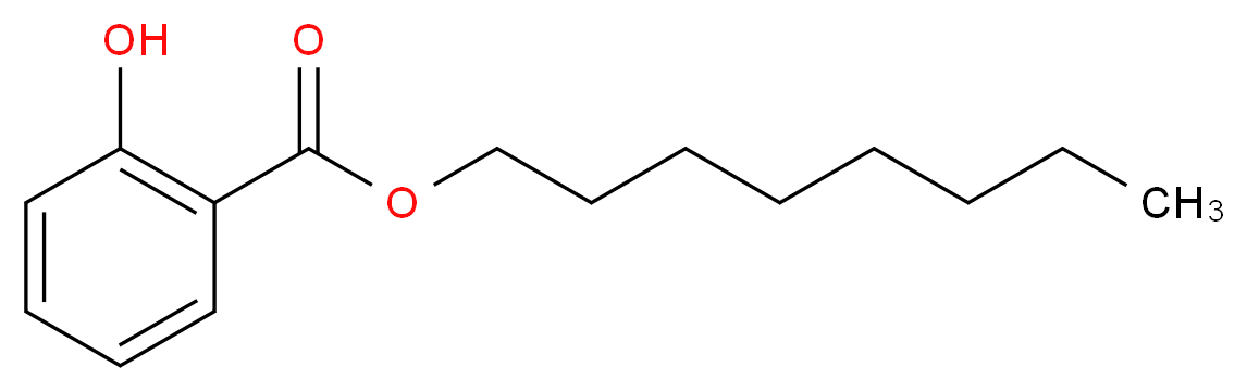 octyl 2-hydroxybenzoate_分子结构_CAS_6969-49-9