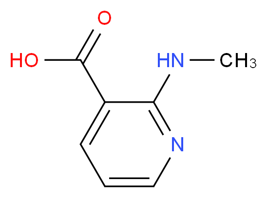 2-(methylamino)pyridine-3-carboxylic acid_分子结构_CAS_32399-13-6