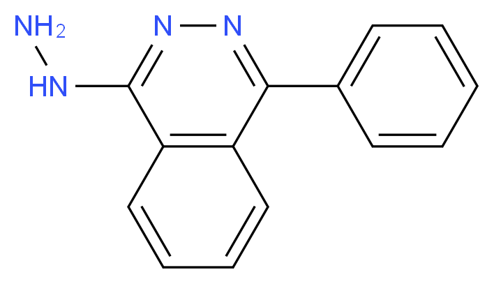 1-hydrazinyl-4-phenylphthalazine_分子结构_CAS_86427-78-3