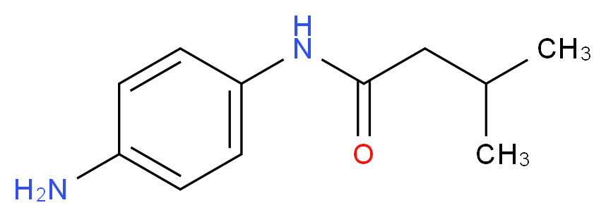 N-(4-aminophenyl)-3-methylbutanamide_分子结构_CAS_189576-50-9