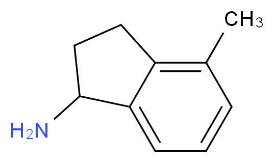 2,3-DIHYDRO-4-METHYL-1H-INDEN-1-AMINE_分子结构_CAS_361389-85-7)