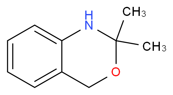 2,2-dimethyl-2,4-dihydro-1H-3,1-benzoxazine_分子结构_CAS_5226-51-7