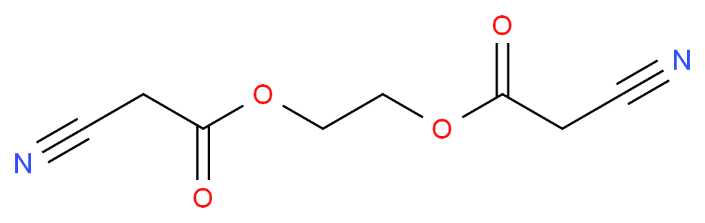 ETHYLENE DICYANOACETATE_分子结构_CAS_)