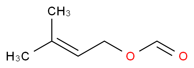 3-methylbut-2-enyl formate_分子结构_CAS_68480-28-4)