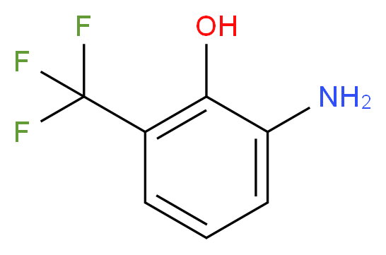 2-amino-6-(trifluoromethyl)phenol_分子结构_CAS_72534-45-3