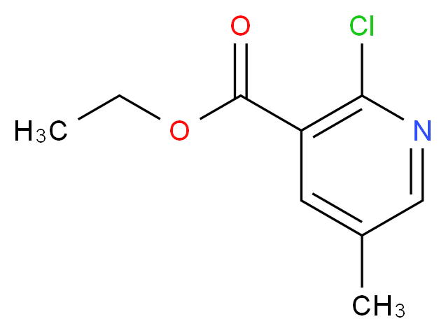 Ethyl 2-chloro-5-methylnicotinate_分子结构_CAS_894074-85-2)