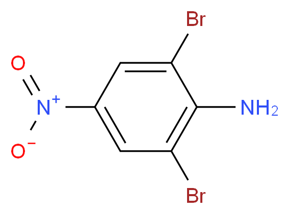 2,6-Dibromo-4-nitroaniline_分子结构_CAS_827-94-1)