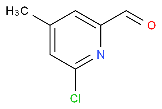 6-chloro-4-methylpicolinaldehyde_分子结构_CAS_1060804-70-7)