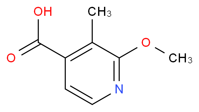 2-methoxy-3-methylisonicotinic acid_分子结构_CAS_1211581-22-4)