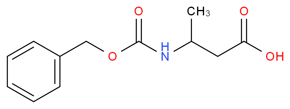 3-{[(benzyloxy)carbonyl]amino}butanoic acid_分子结构_CAS_51440-81-4